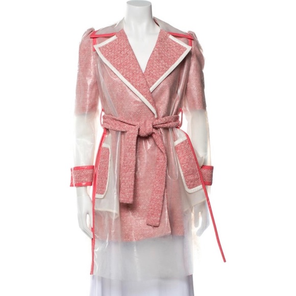 Elisabetta Franchi runway rain coat/ trench coat S - Picture 5 of 11